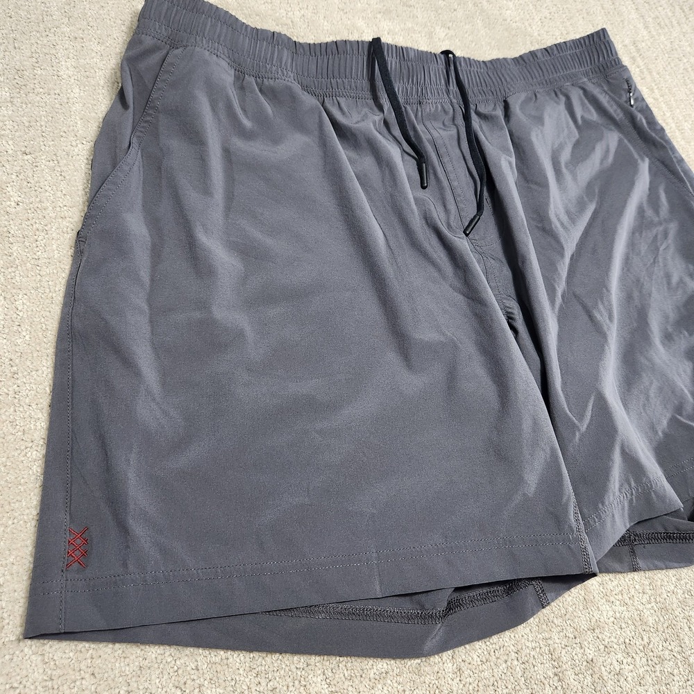 RHONE Shorts Mens XXL Mako Lined‎ Running Athleisure Gray Quick Dry Stretch